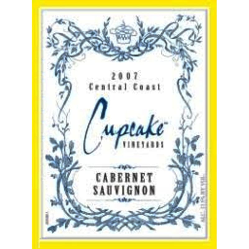 Cupcake Vineyards Cabernet Sauvignon 2007 Front Label