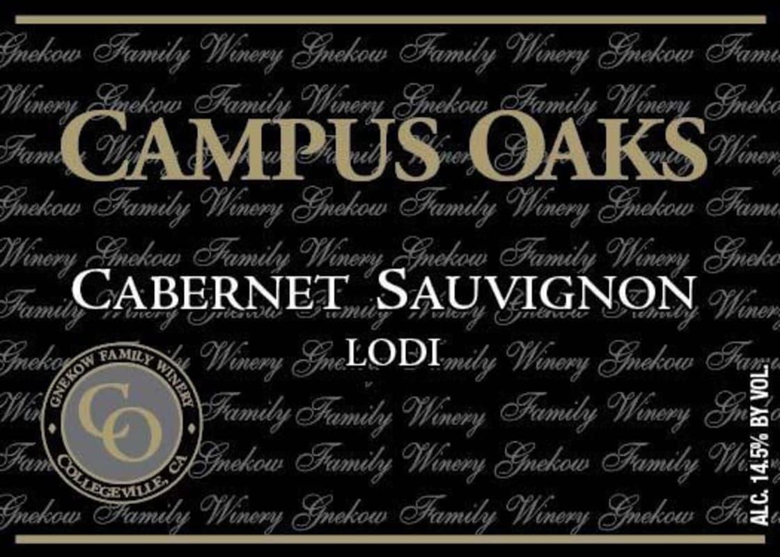 Gnekow Family Winery Cabernet Sauvignon 2012 Front Label