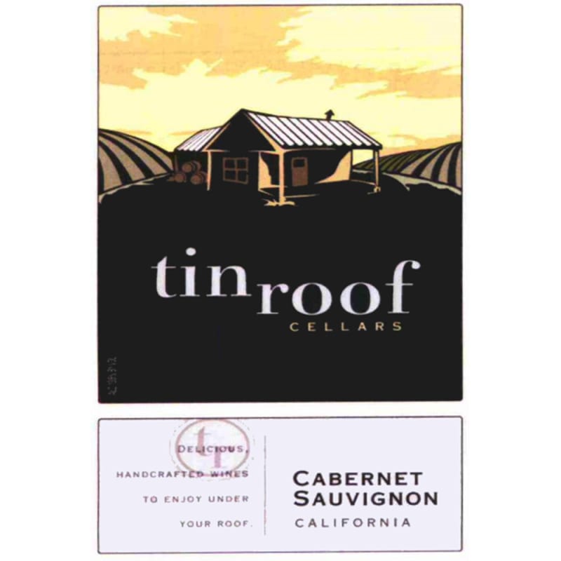 Tin Roof Cabernet Sauvignon 2008 Front Label