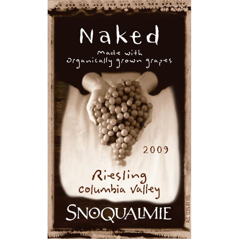 Snoqualmie Naked Riesling 2009 Front Label