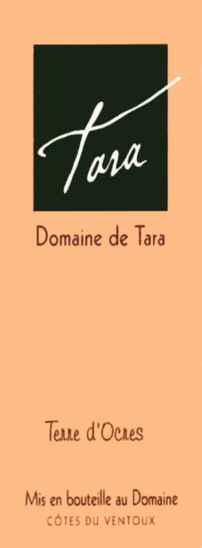 Dom. de Tara Ventoux Terre d'Ocres Rhone 2015 Front Label