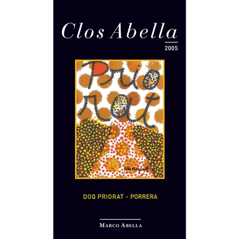 Clos Abella Priorat 2005 Front Label