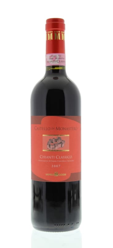 Castello di Monastero Chianti Classico 2007 Front Bottle Shot
