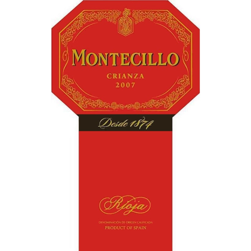 Bodegas Montecillo Crianza Tinto 2007 Front Label