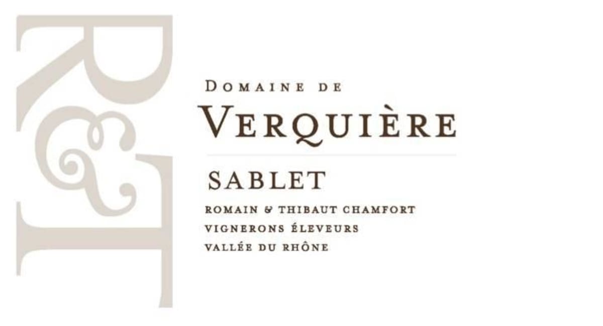 Domaine de Verquiere Cotes du Rhone Villages Sablet Blanc 2011 Front Label