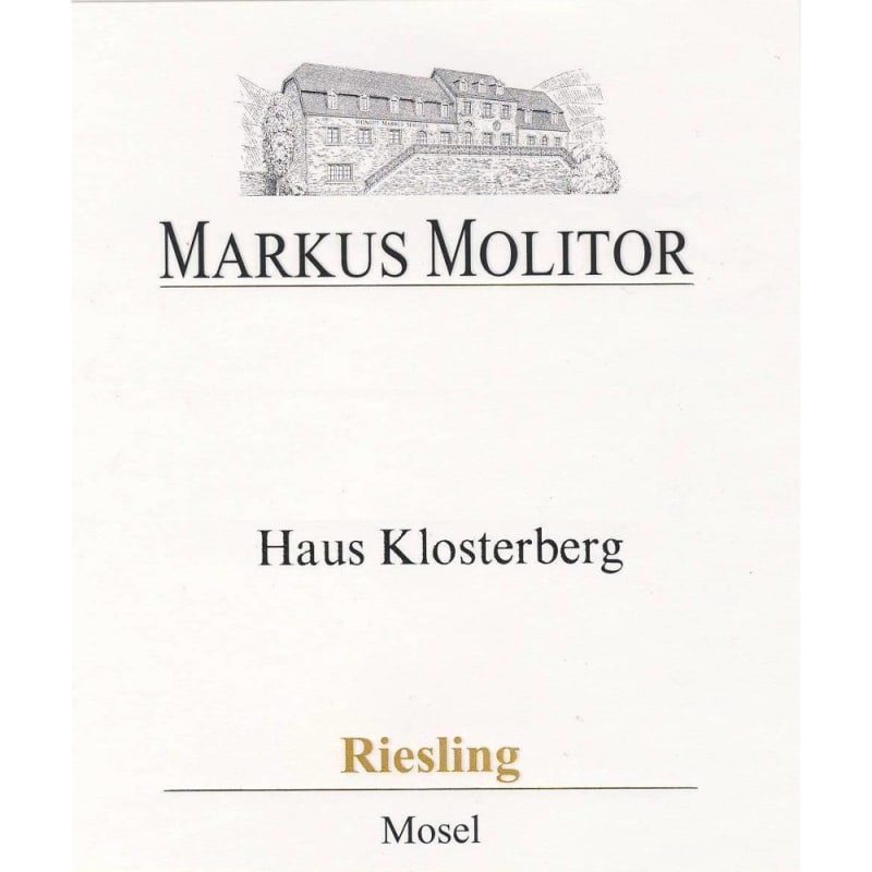 Markus Molitor QbA Riesling 2008 Front Label