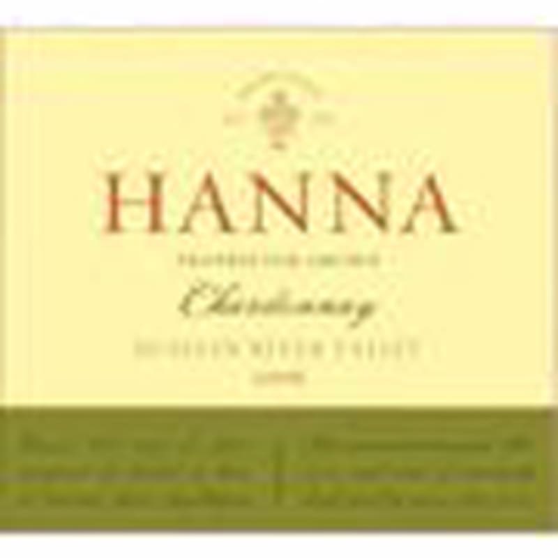 Hanna Chardonnay 2008 Front Label