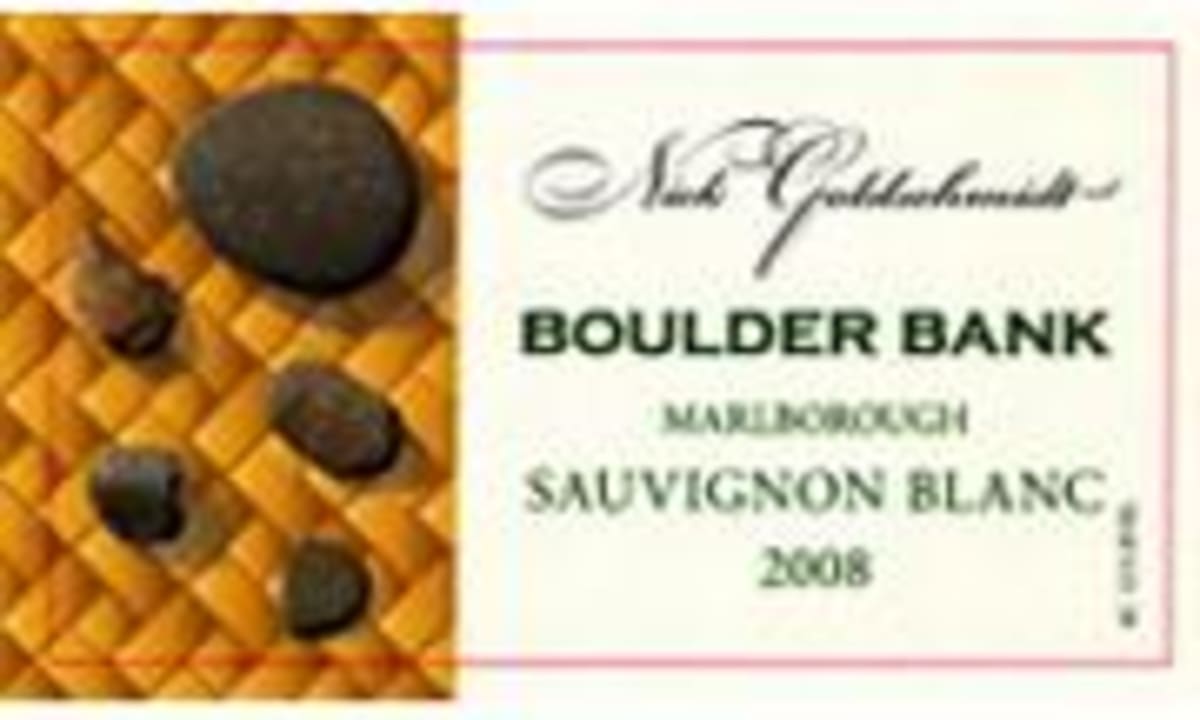 Nick Goldschmidt Boulder Bank Fitzroy Vineyard Sauvignon Blanc 2008 Front Label