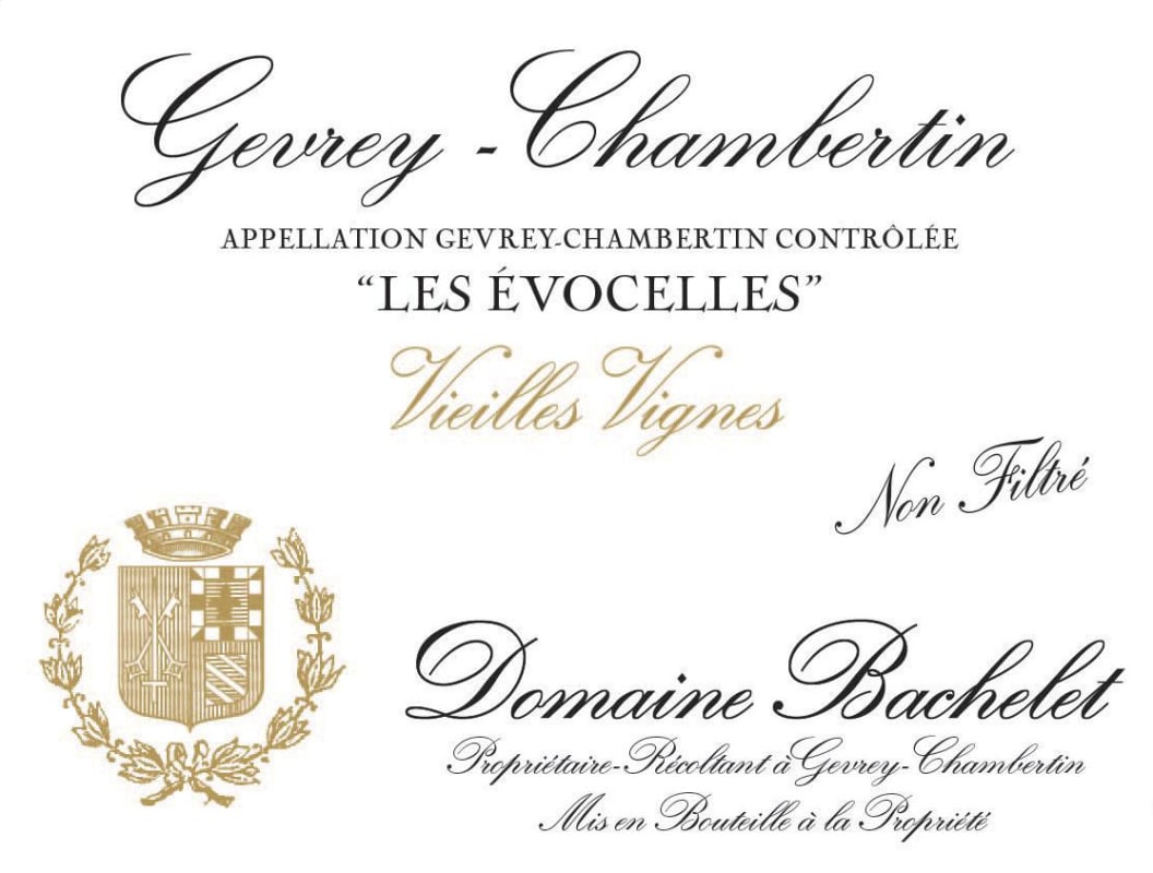 Domaine Denis Bachelet Gevrey-Chambertin Les Evocelles Vieilles Vignes 2011 Front Label