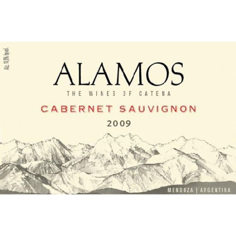 Alamos Cabernet Sauvignon 2009 Front Label