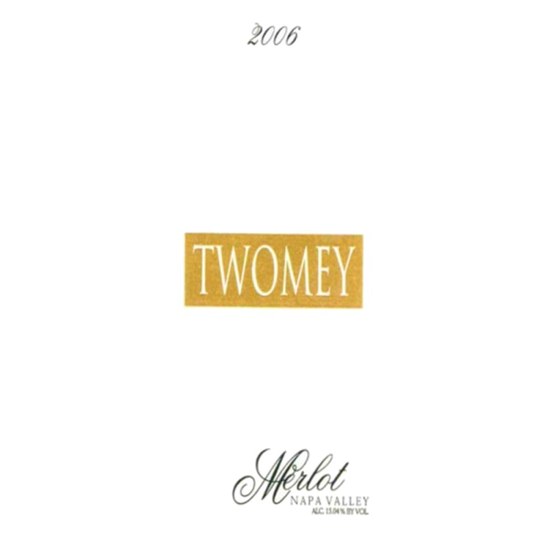 Twomey Merlot 2006 Front Label