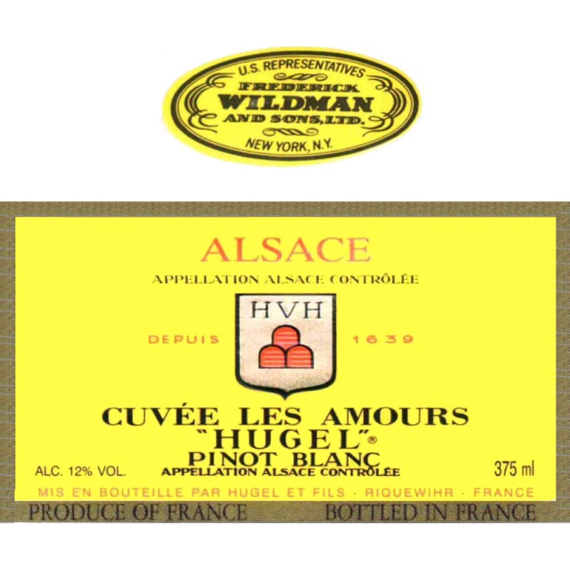 Hugel Cuvee Les Amours Pinot Blanc 2007 Front Label