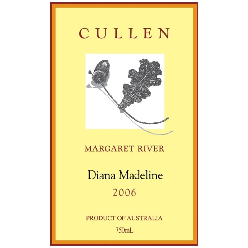 Cullen Diana Madeline 2006 Front Label