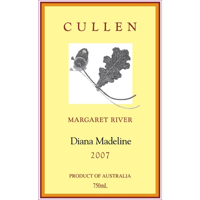 Cullen Diana Madeline 2007 Front Label