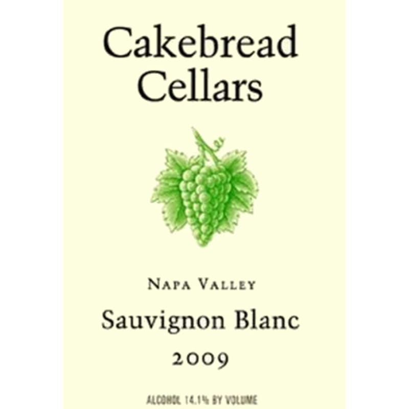 Cakebread Sauvignon Blanc 2009 Front Label