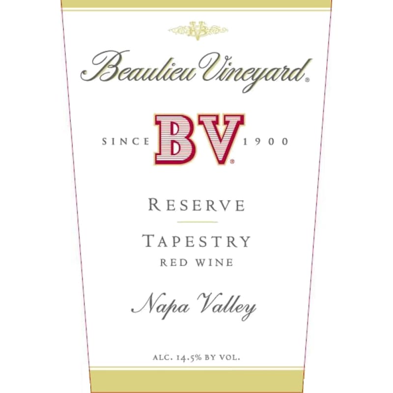 Beaulieu Vineyard Reserve Tapestry 2007 Front Label