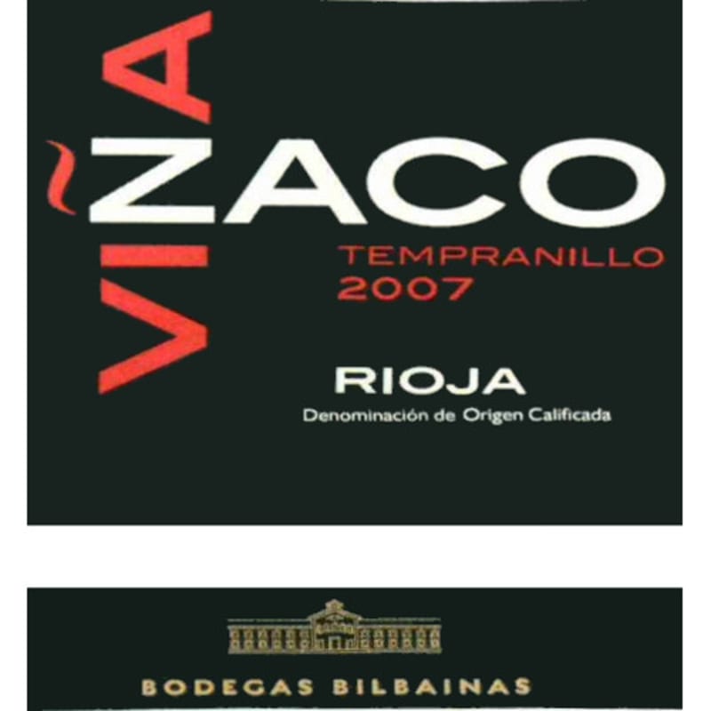 Vina Zaco 2007 Front Label