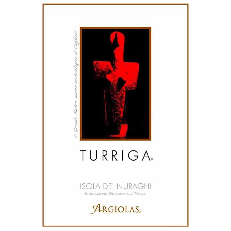 Argiolas Turriga 2005 Front Label