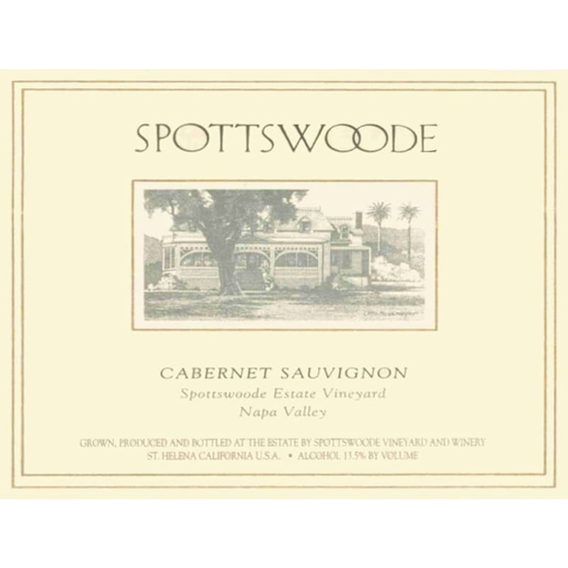 Spottswoode Cabernet Sauvignon (1.5 Liter Magnum) 2006 Front Label
