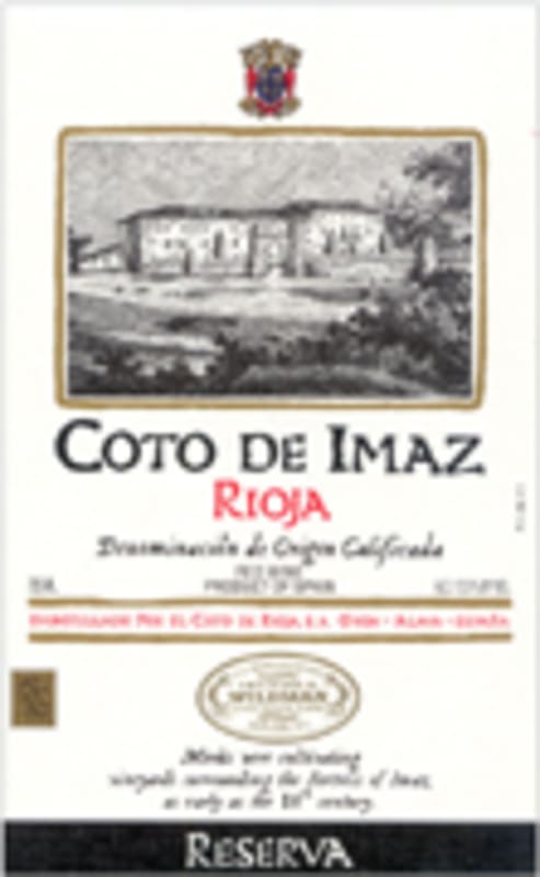 El Coto Coto de Imaz Reserva 2004 Front Label