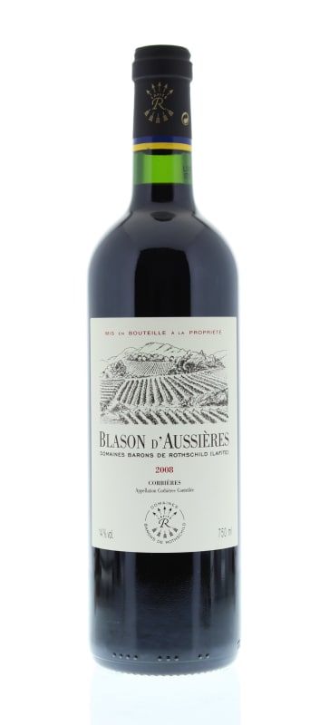 Chateau d'Aussieres Blason d'Aussieres Corbieres 2008 Front Bottle Shot