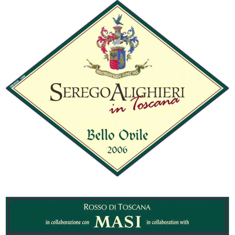 Masi Serego Alighieri Bello Ovile 2006 Front Label