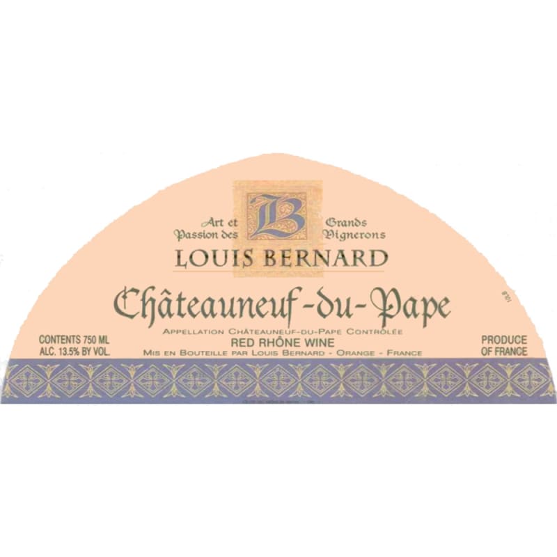 Louis Bernard Chateauneuf-du-Pape 2006 Front Label