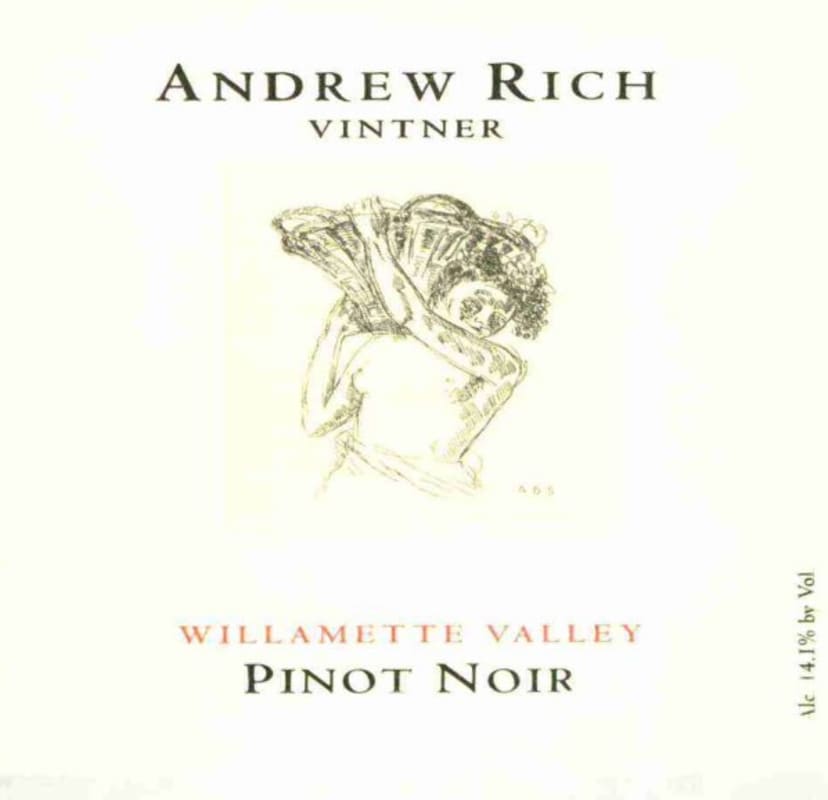 Andrew Rich Vintner Pinot Noir 2010 Front Label