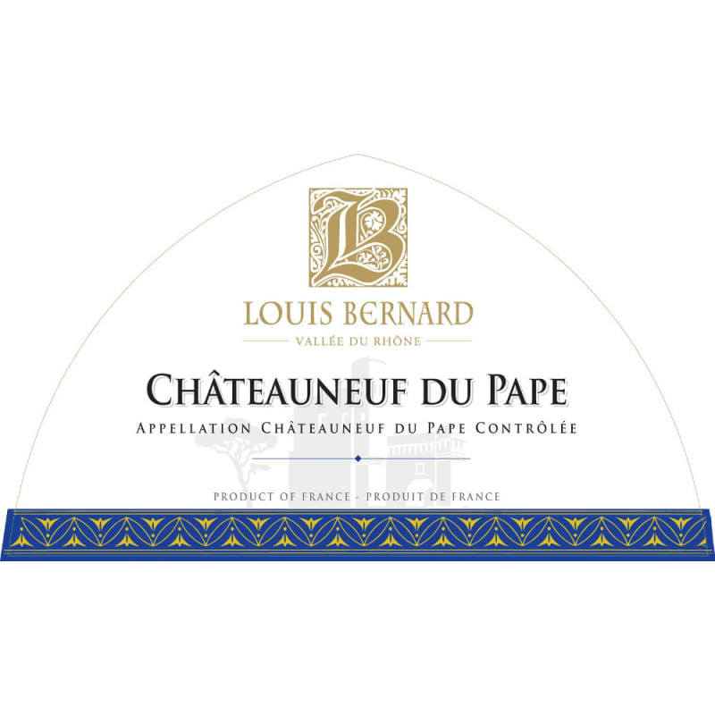 Louis Bernard Chateauneuf-du-Pape 2008 Front Label