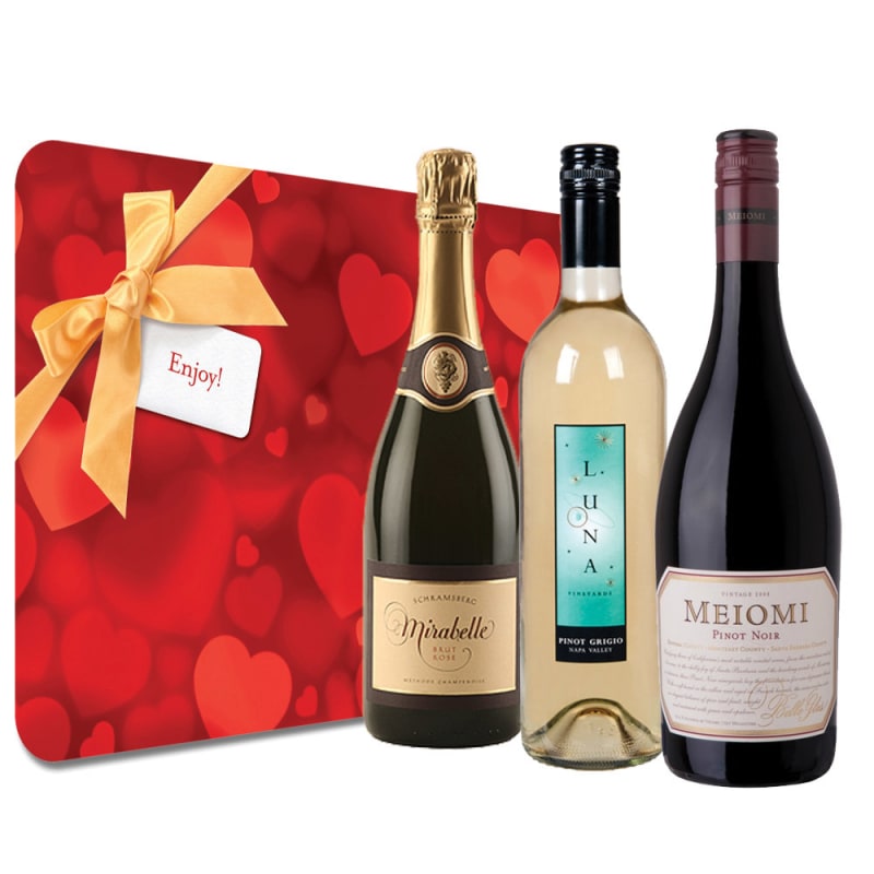 Romance Wine Trio Gift Set Gift Product Image