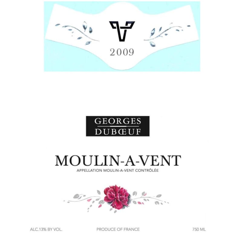Duboeuf Moulin-a-Vent 2009 Front Label