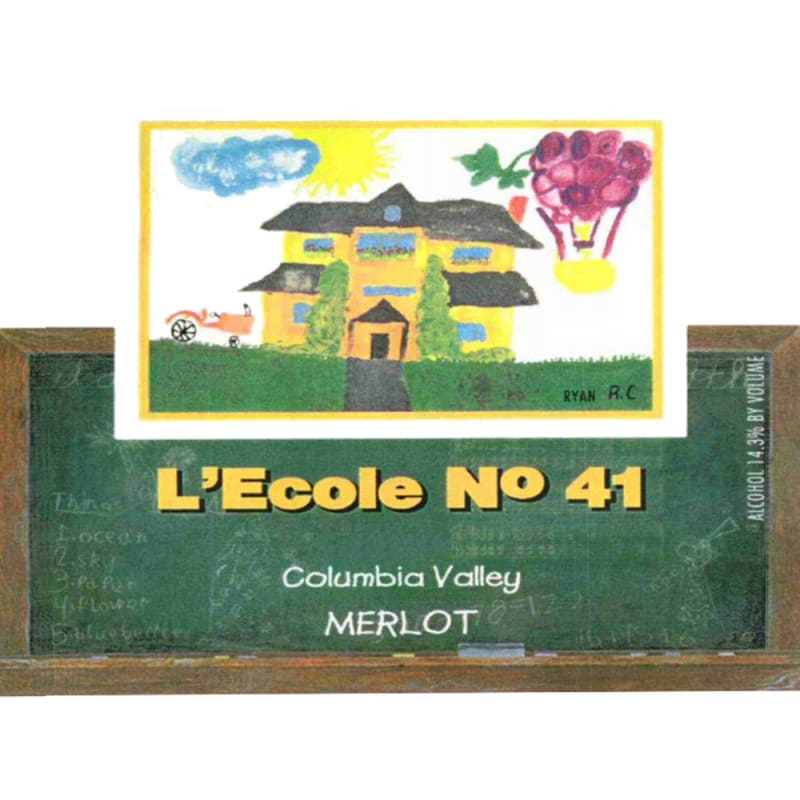 L'Ecole 41 Columbia Valley Merlot 2007 Front Label