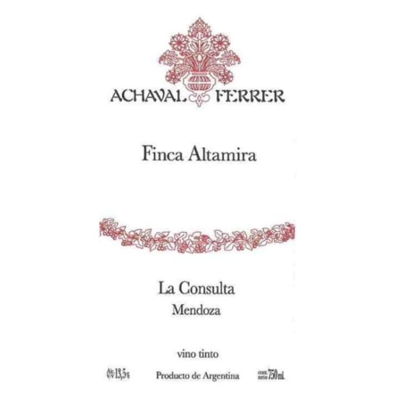 Achaval Ferrer Finca Altamira Malbec 2008 Front Label