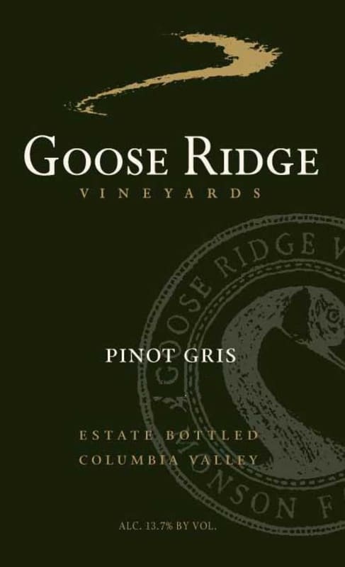 Goose Ridge Pinot Gris 2015 Front Label