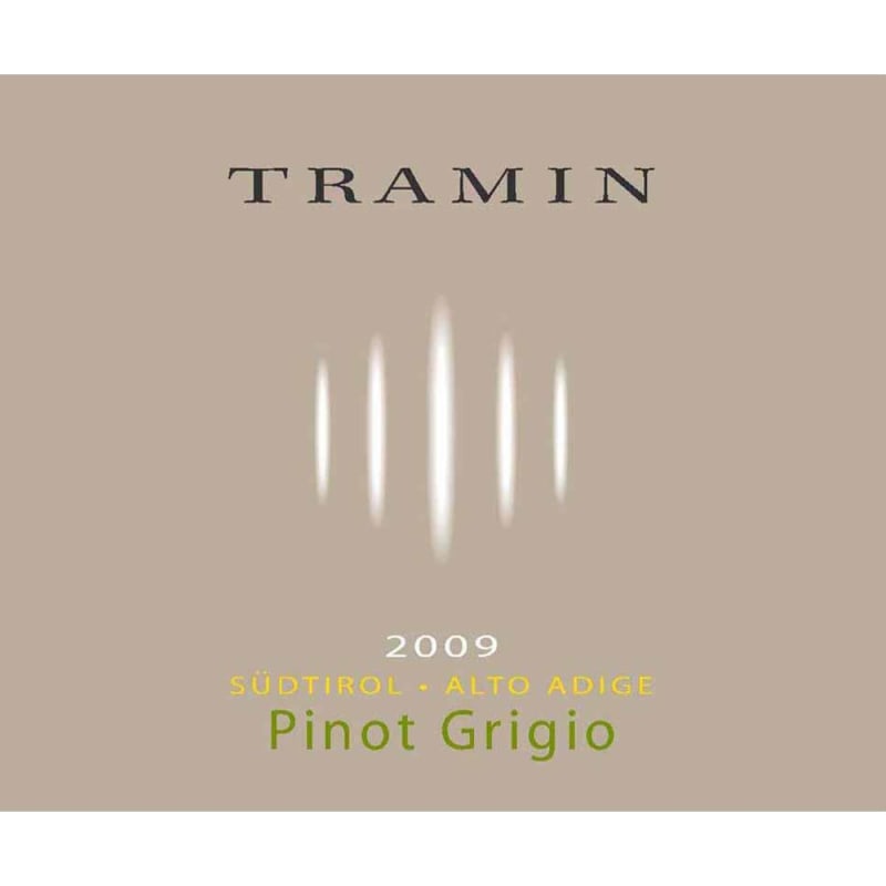 Tramin Pinot Grigio 2009 Front Label