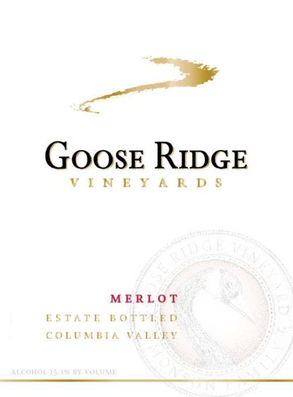 Goose Ridge Merlot 2013 Front Label
