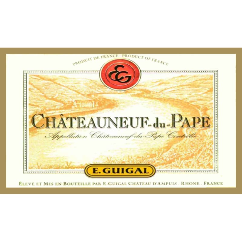 E. Guigal Chateauneuf-du-Pape (375ML half-bottle) 2005 Front Label