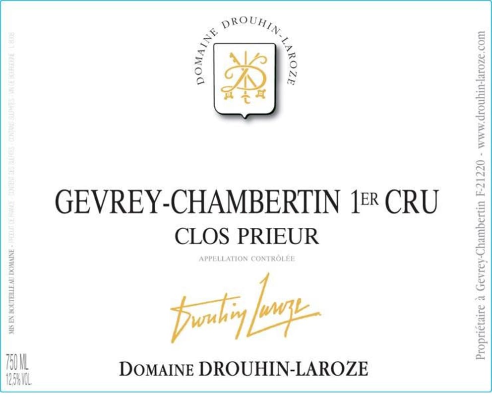 Domaine Drouhin-Laroze Gevrey-Chambertin Clos Prieur Premier Cru 2011 Front Label