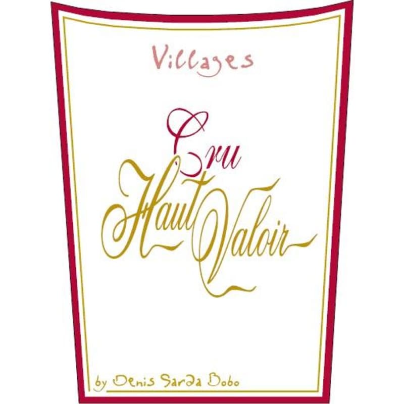Denis Sarda Bobo Cru Haut Valoir 2006 Front Label
