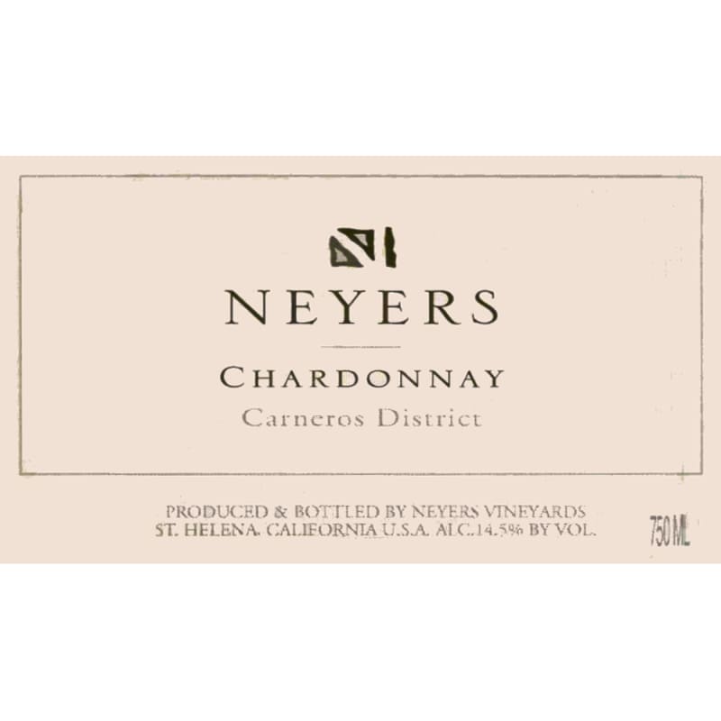 Neyers Carneros Chardonnay 2009 Front Label