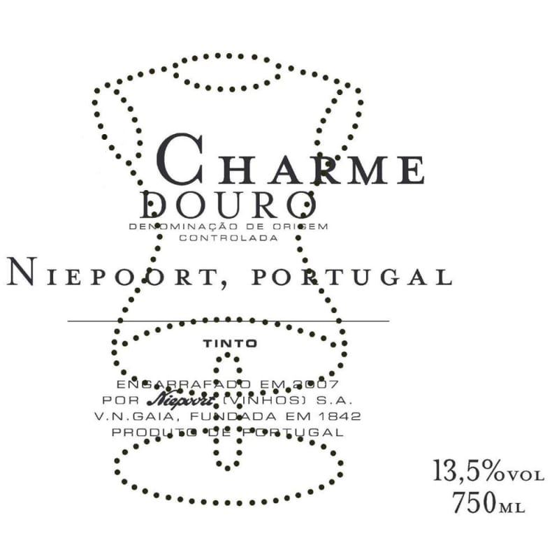 Niepoort Charme Tinto 2007 Front Label