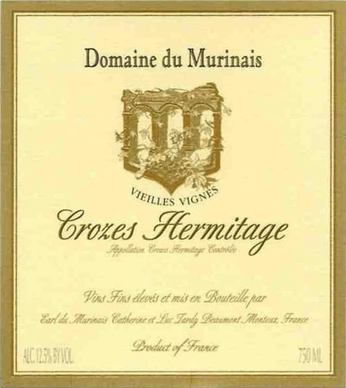 Dom. du Murinais Crozes Hermitage Vieilles Vignes 2011 Front Label
