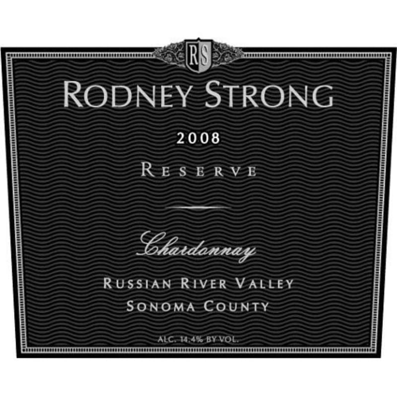 Rodney Strong Reserve Chardonnay 2008 Front Label