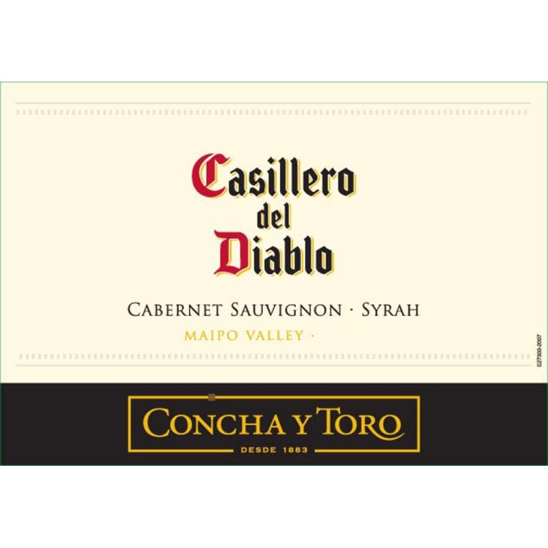 Casillero del Diablo Reserva Privada 2008 Front Label