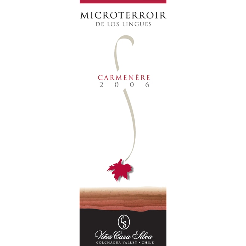 Casa Silva Microterroir de los Lingues Carmenere 2006 Front Label