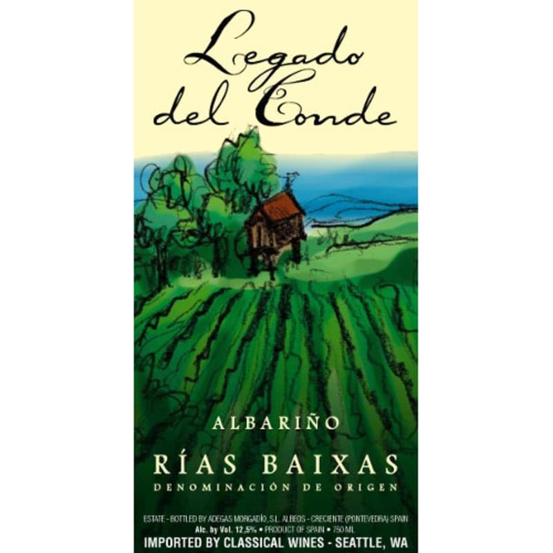 Morgadio Legado del Conde Albarino 2009 Front Label