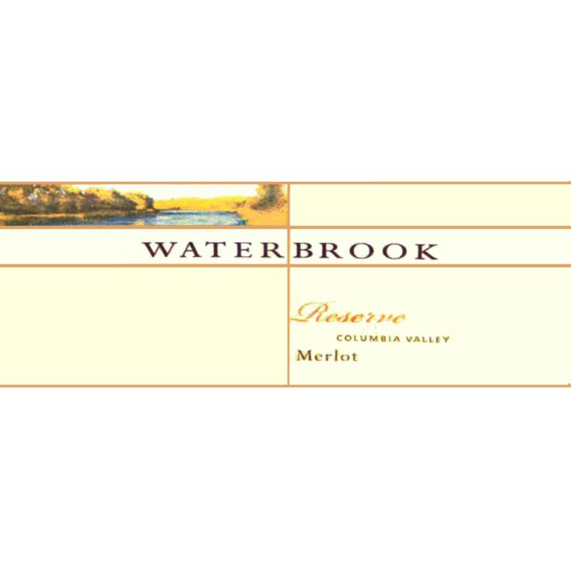 Waterbrook Reserve Merlot 2007 Front Label