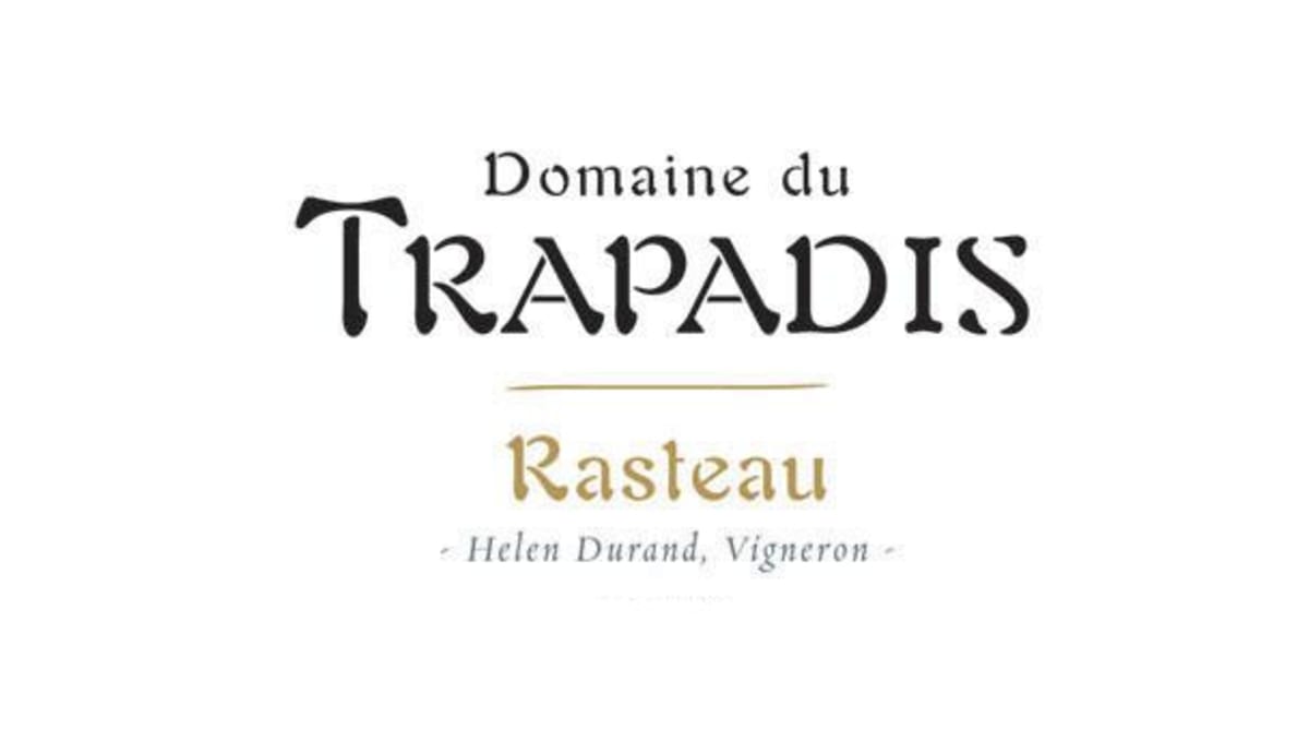 Domaine du Trapadis Rasteau 2013 Front Label