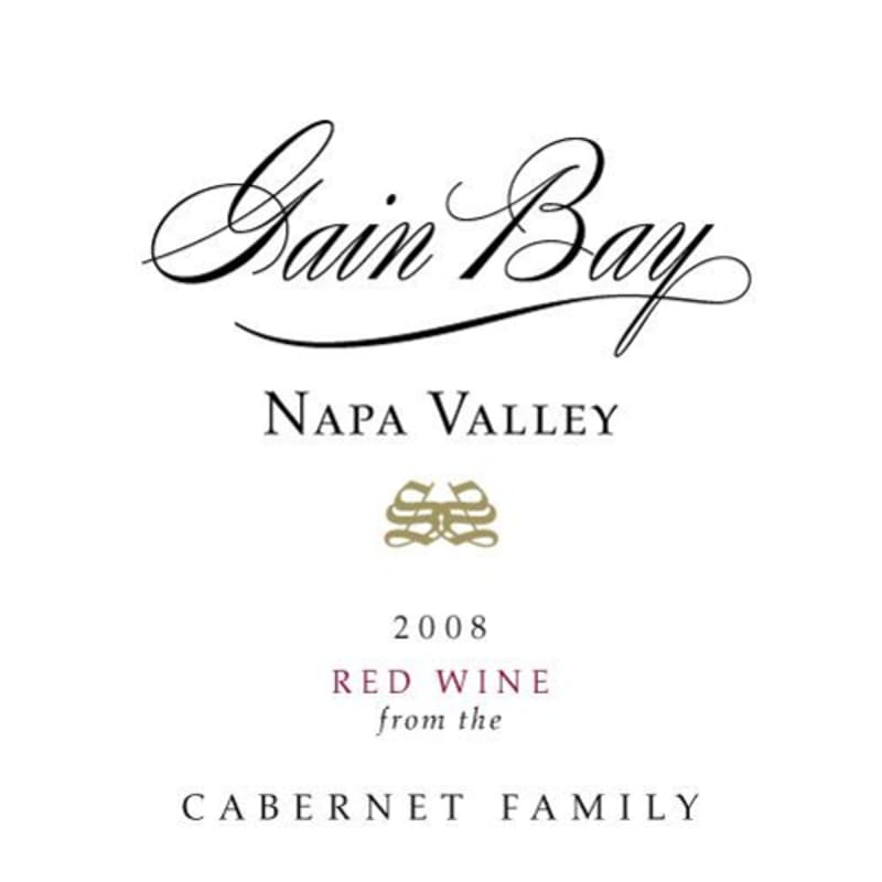 Gain Bay Cabernet Family 2008 Front Label