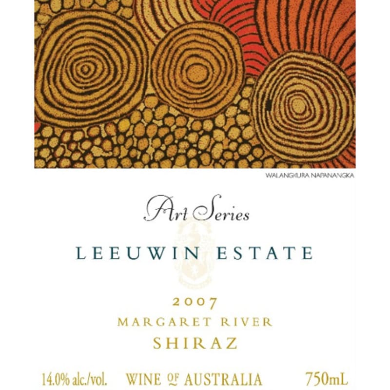 Leeuwin Estate Art Series Shiraz 2007 Front Label